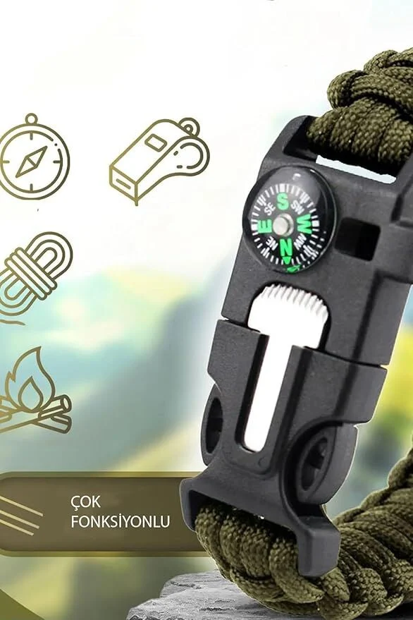 Paracord Hayatta Kalma Bilekliği - Görsel 2