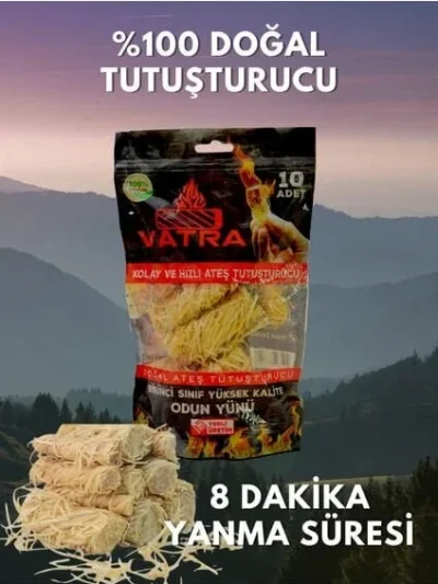 Odun Yünü Ateş Tutuşturucu