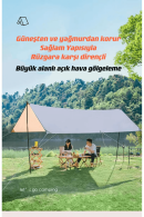 500*300CM Tarp Güneş ve Rüzgar Koruma Tentesi